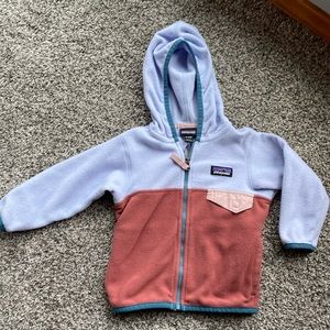 Patagonia Baby 6-12 mo Snap fleece jacket
